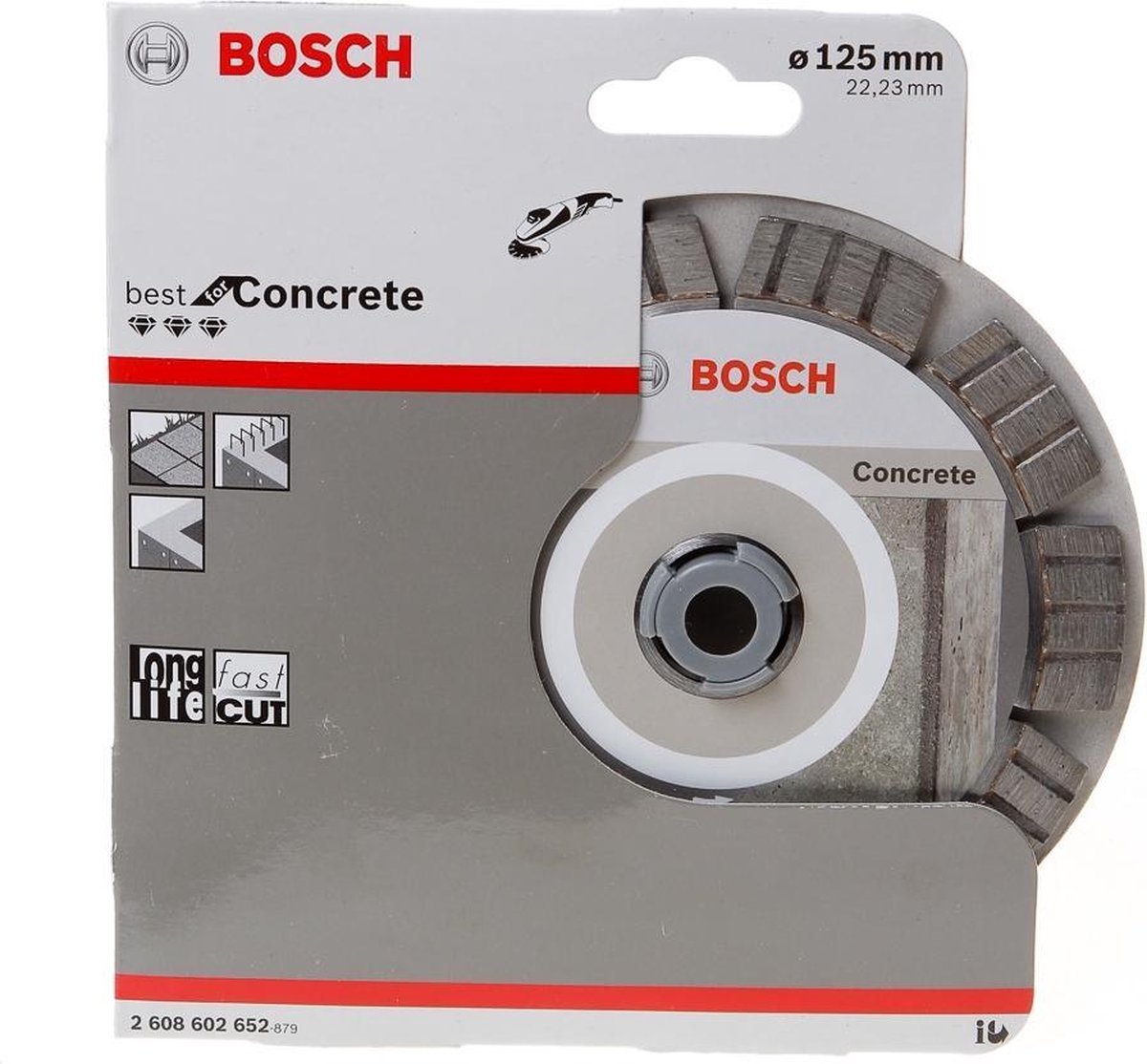 Bosch Diamantschijf droog Best for Concrete diameter 125 x asgat 22.2mm