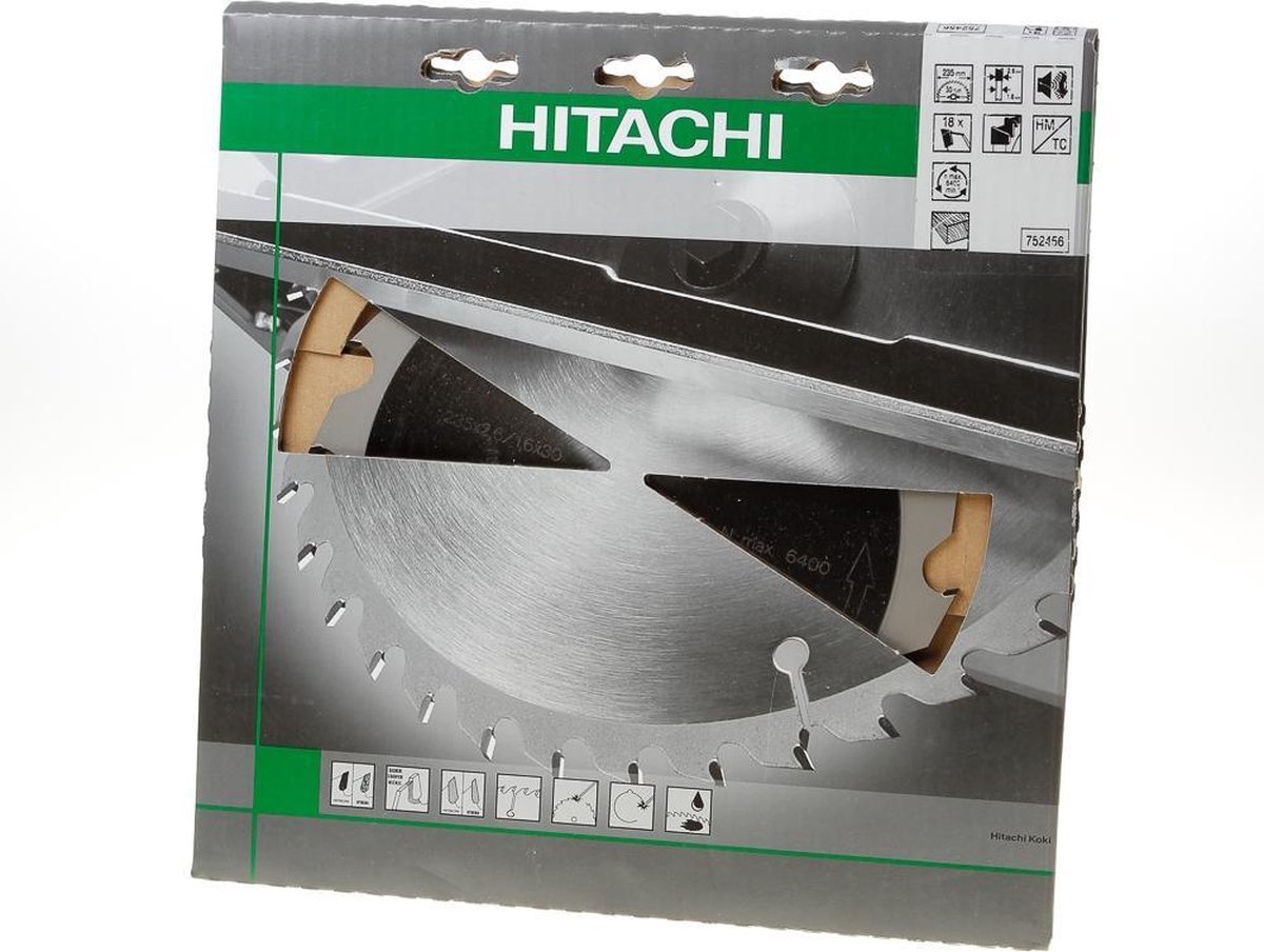 Hitachi Hikoki Hardmetalen cirkelzaagblad 235x30 18 tanden