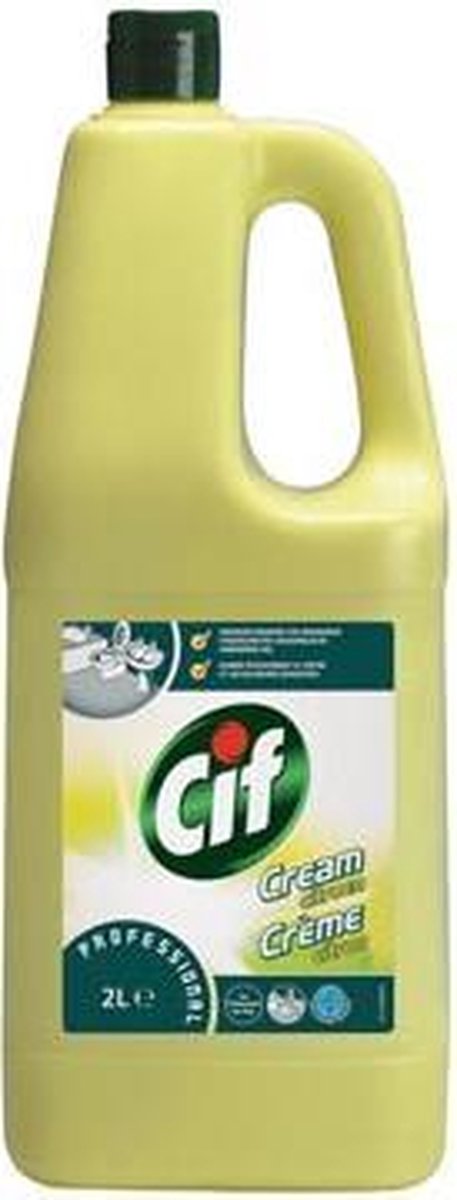 Cif Schuurcrème Citroen, Flacon Van 2 Liter