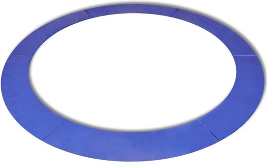 Vidaxl Veiligheidsmat Voor 12ft/3,66m Ronde Trampoline Pe - Blauw