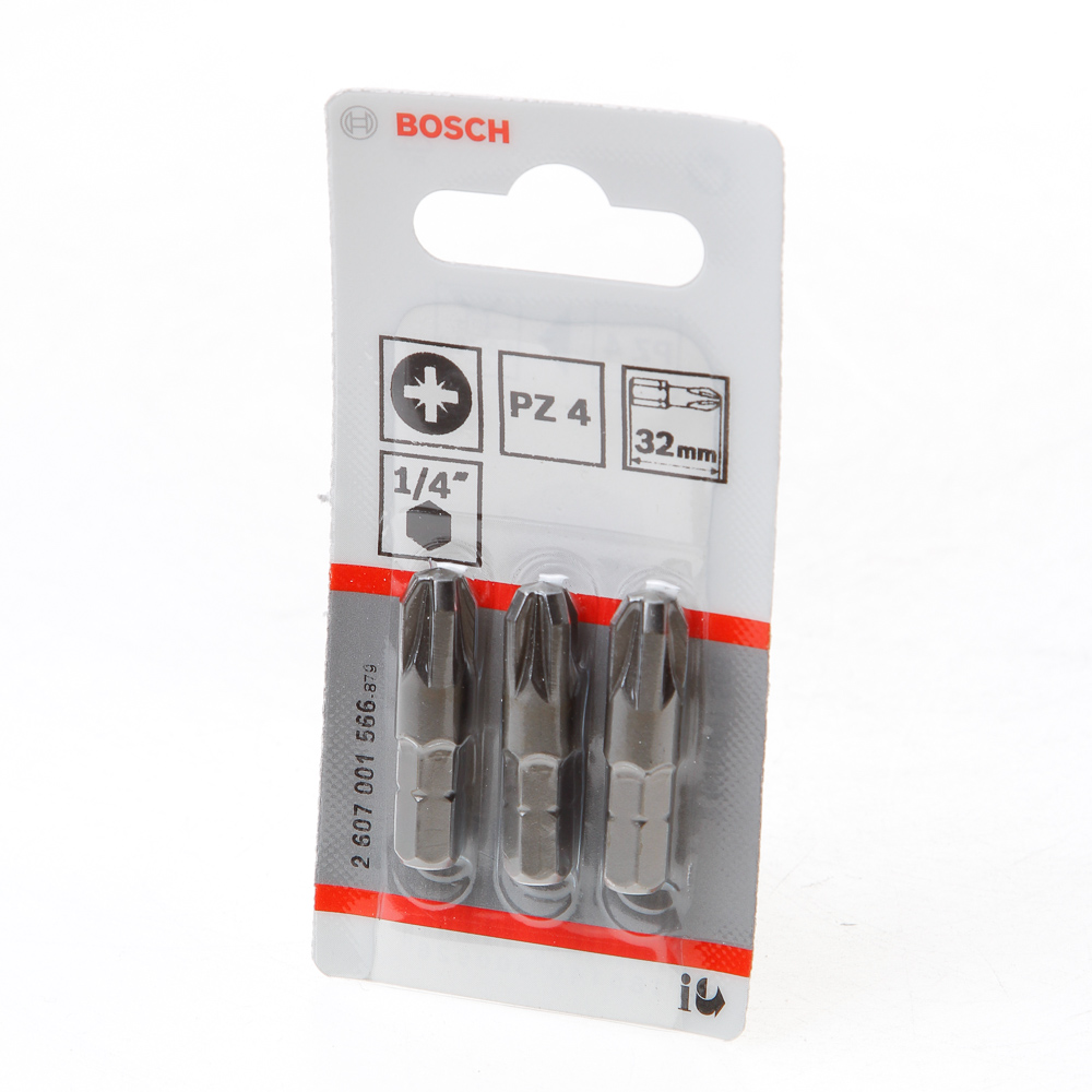 Bosch Bitskaart pz4 blister van 3 bits