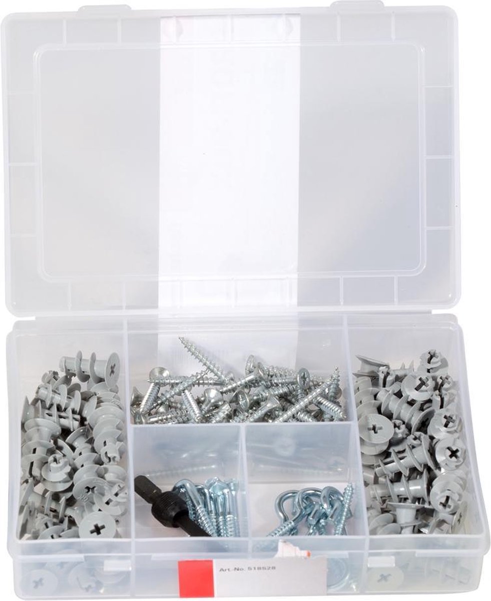 Fischer Masterbox GK met schroef/schroefhaak - Grijs