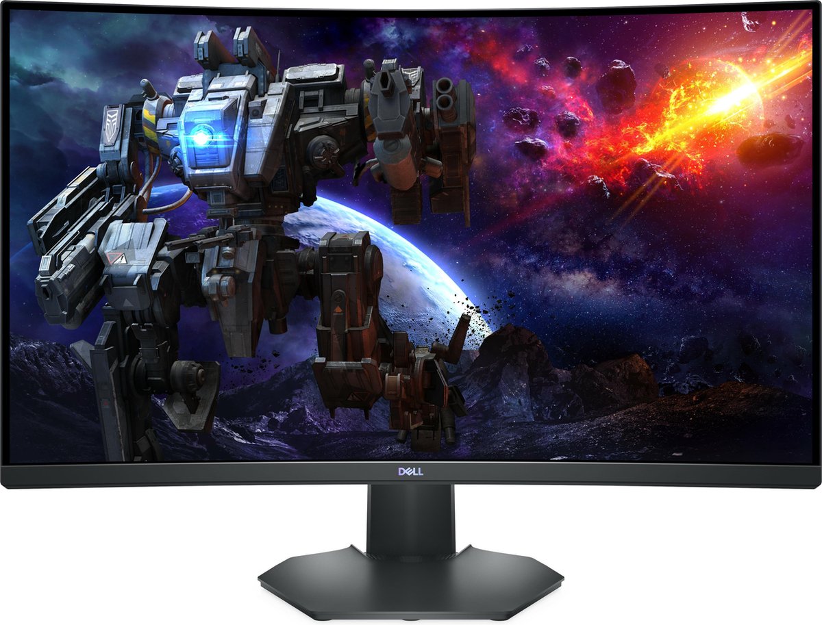 Dell S3222DGM, 31.5", QHD 2560 x 1440 (DisplayPort: 165 Hz, HDMI: 144 Hz),VA, 350 cd/m², 16:9, 8 ms (grijs-naar-grijs snel); 4 ms (grijs-naar-grijs s