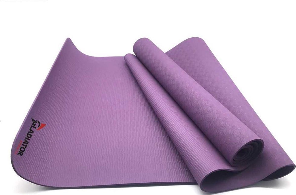 Gladiator Sports Yoga Mat - Zwart - Blauw