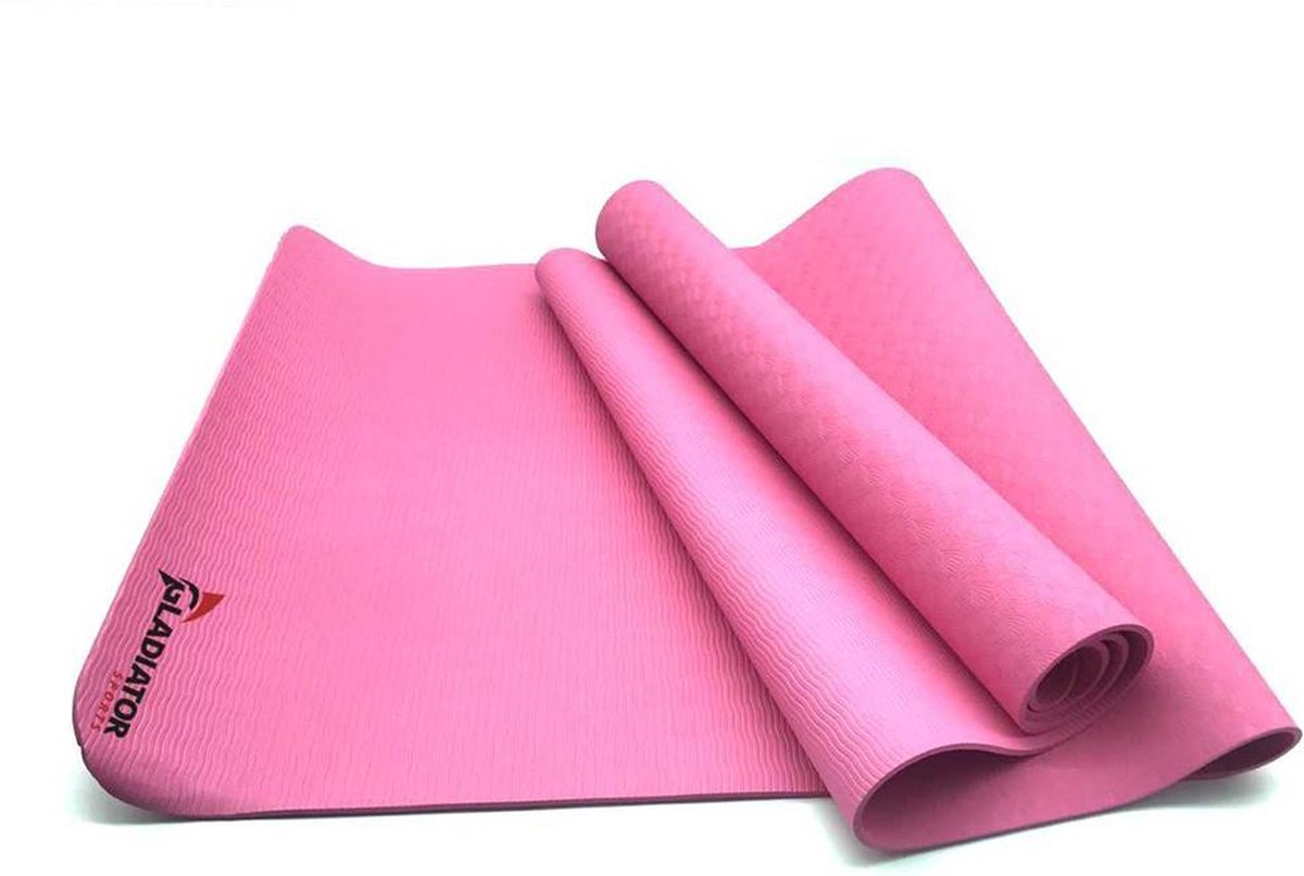 Gladiator Sports Yoga Mat - Zwart - Blauw