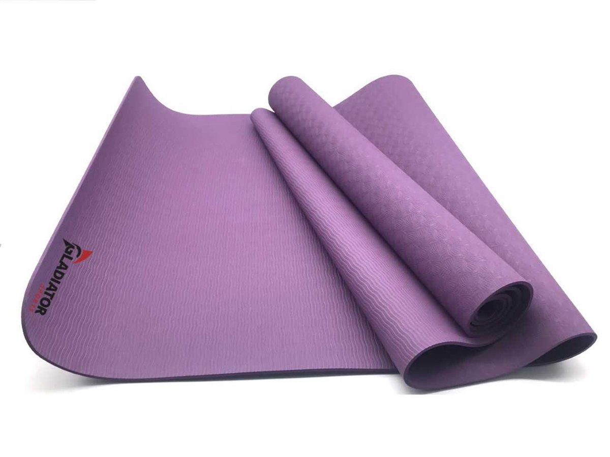 Gladiator Sports Yoga Mat - Zwart - Blauw