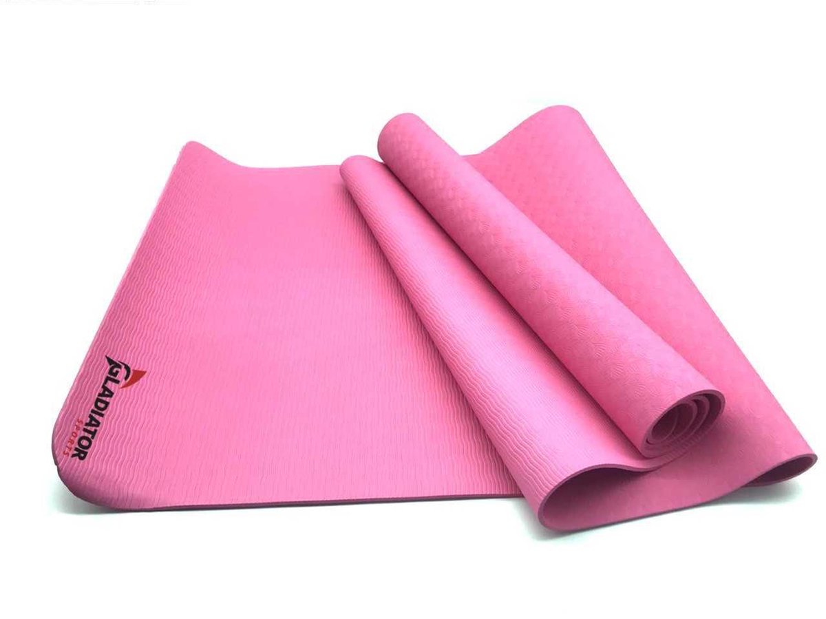 Gladiator Sports Yoga Mat - Zwart - Paars