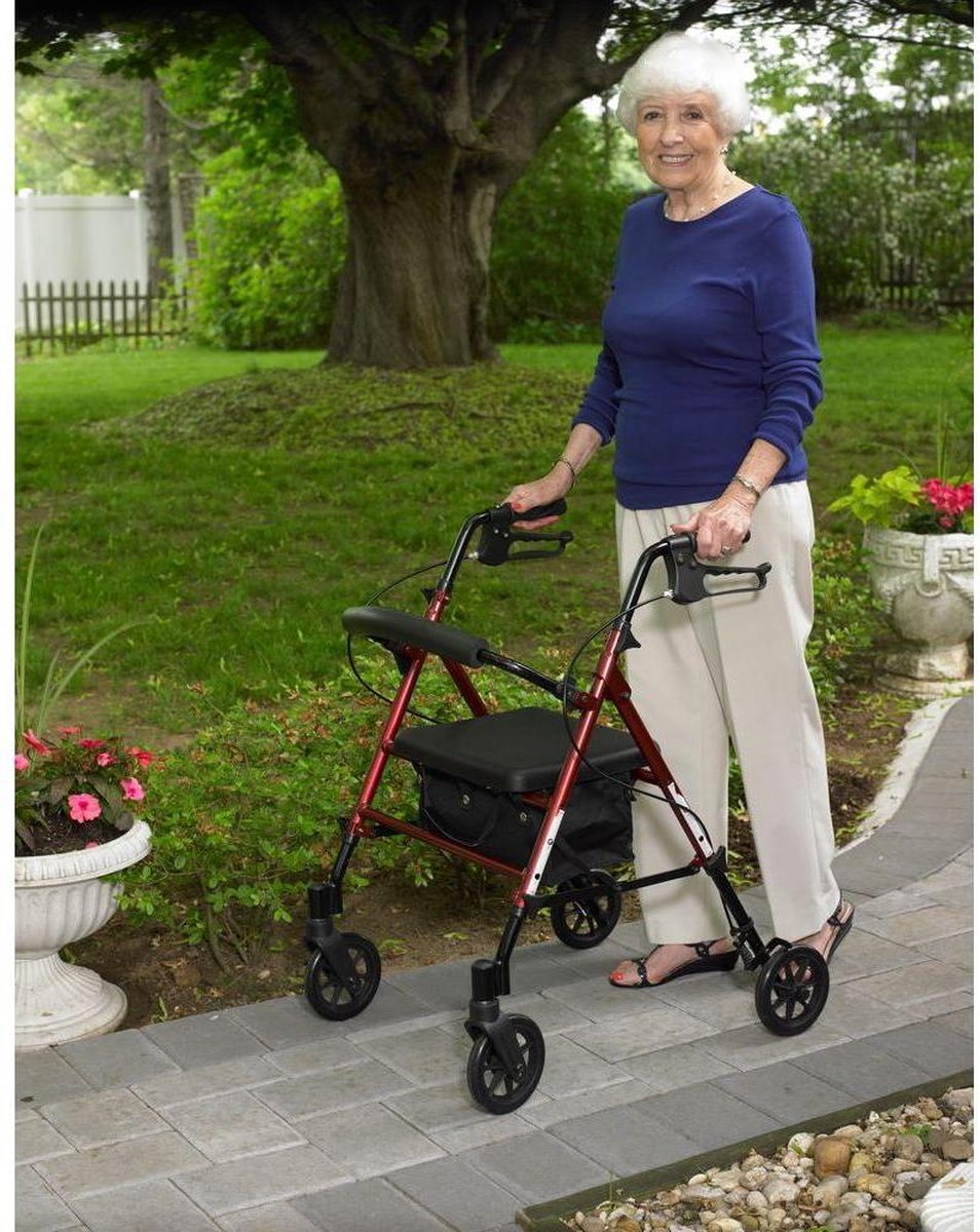 Medidu Lichtgewicht Rollator (Opvouwbaar) - Blauw