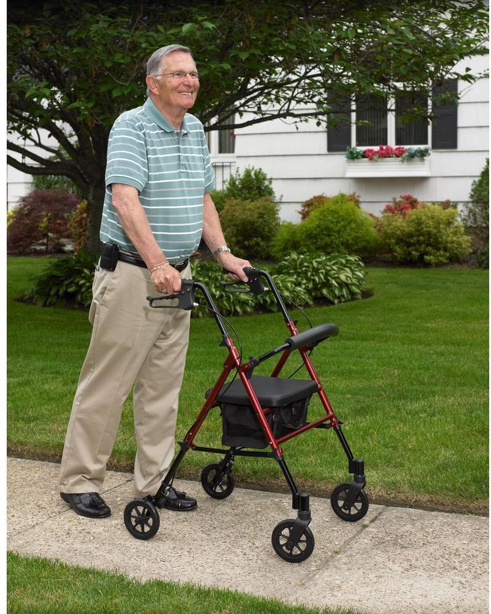 Medidu Lichtgewicht Rollator (Opvouwbaar) - Blauw