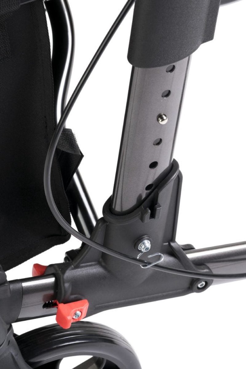 MultiMotion Rollator Lichtgewicht Dubbel Opvouwbaar - Silver