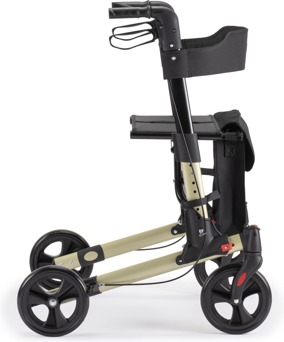 MultiMotion Rollator Lichtgewicht Dubbel Opvouwbaar