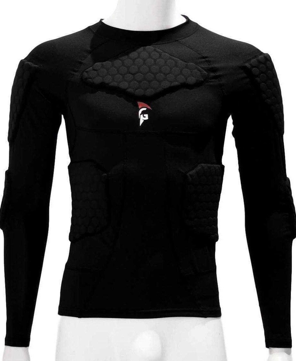 Gladiator Sports Beschermings shirt / Ondershirt voor keepers - Zwart