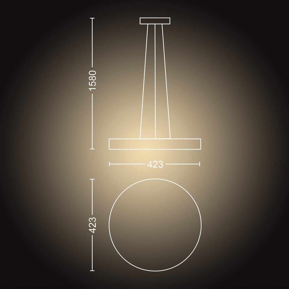 Philips Being plafondlamp White Ambiance - Wit