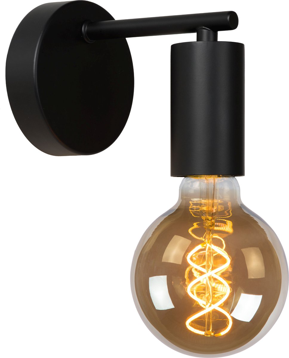 Lucide Leanne Wandlamp E27/60w - Zwart