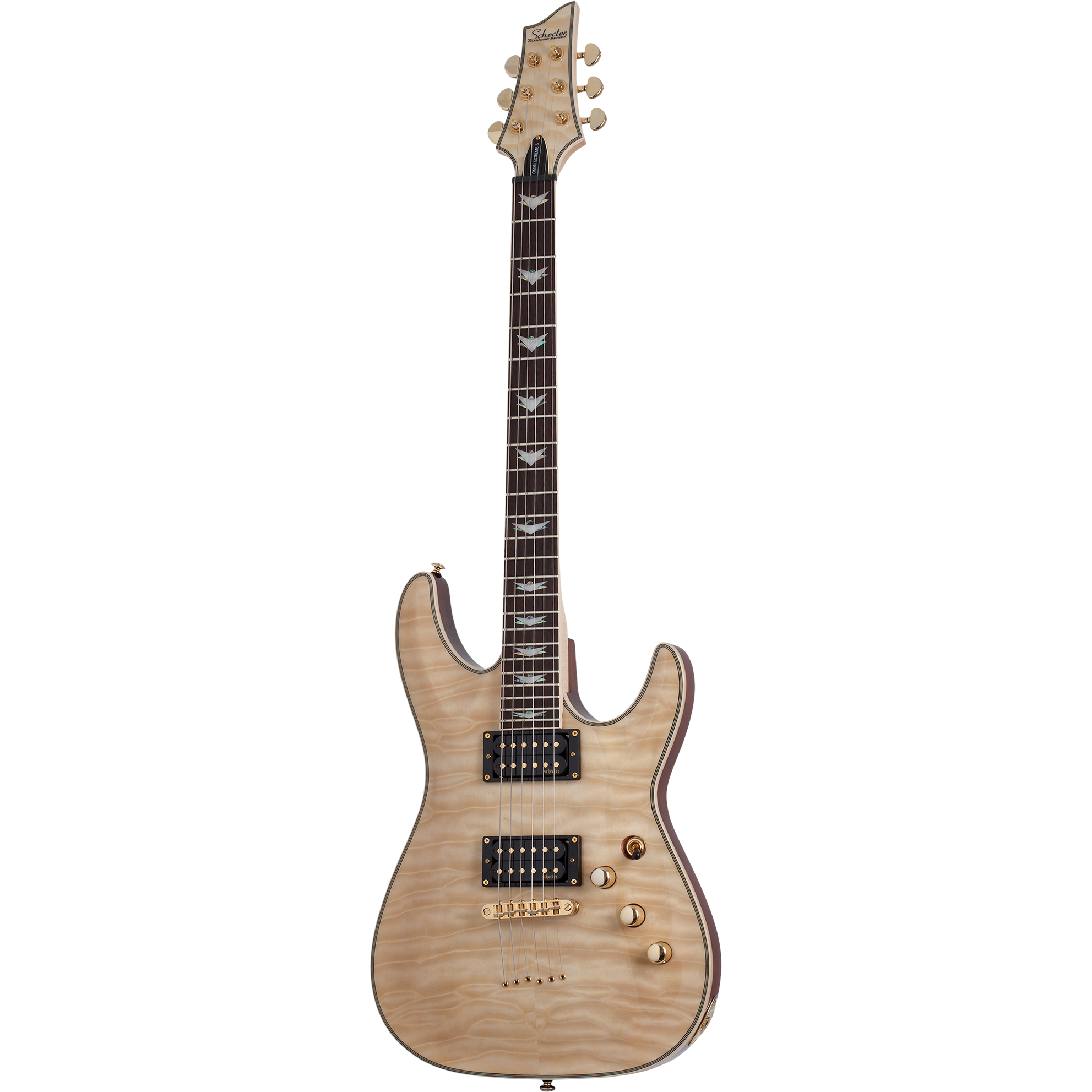 Schecter Omen Extreme-6 elektrische gitaar Gloss Natural (GNAT)