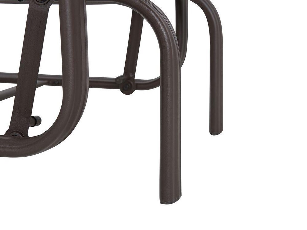 Beliani Borgio - Tuinstoel--aluminium - Grijs