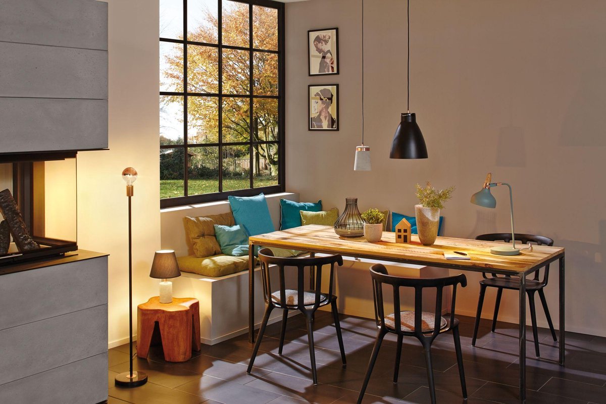 Paulmann Tafellamp Met Kap - Tem - Beton/koper - 79622