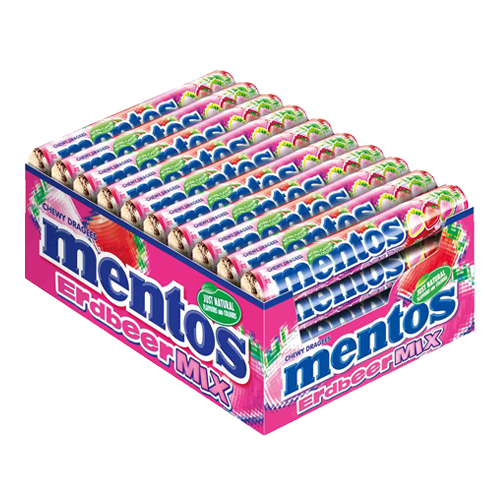 Mentos - Strawberry Mix - 40 Rollen