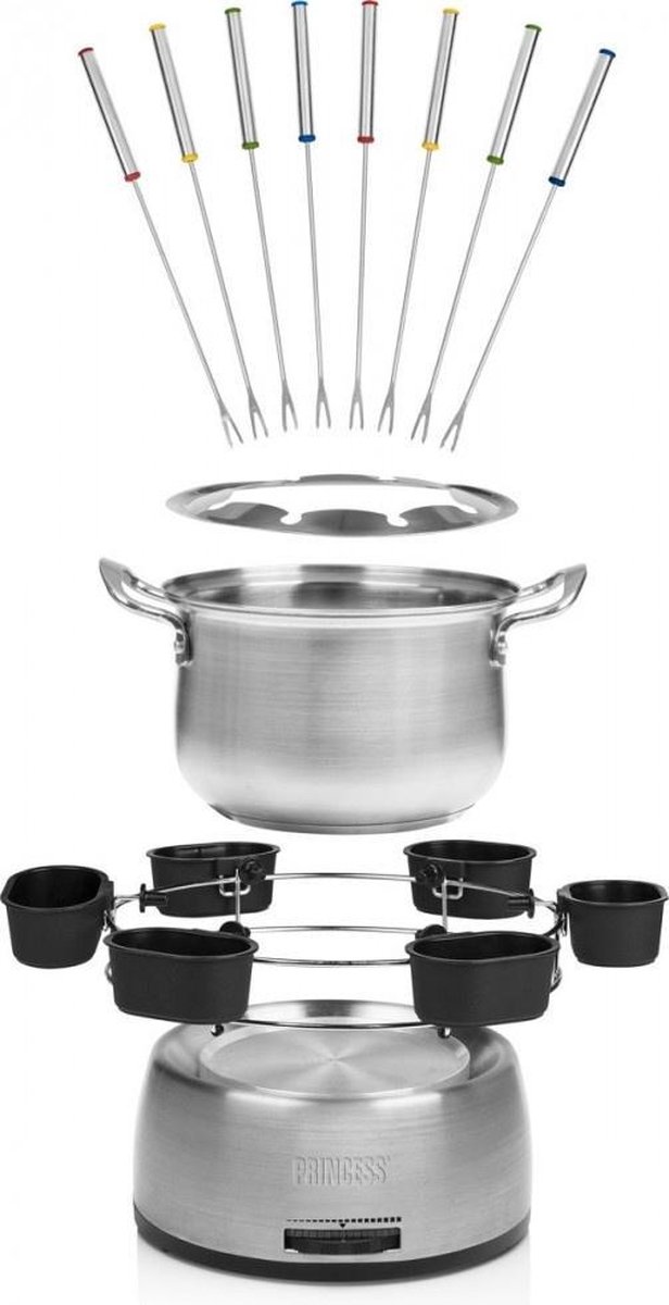 Princess Fondue Family set - Grijs