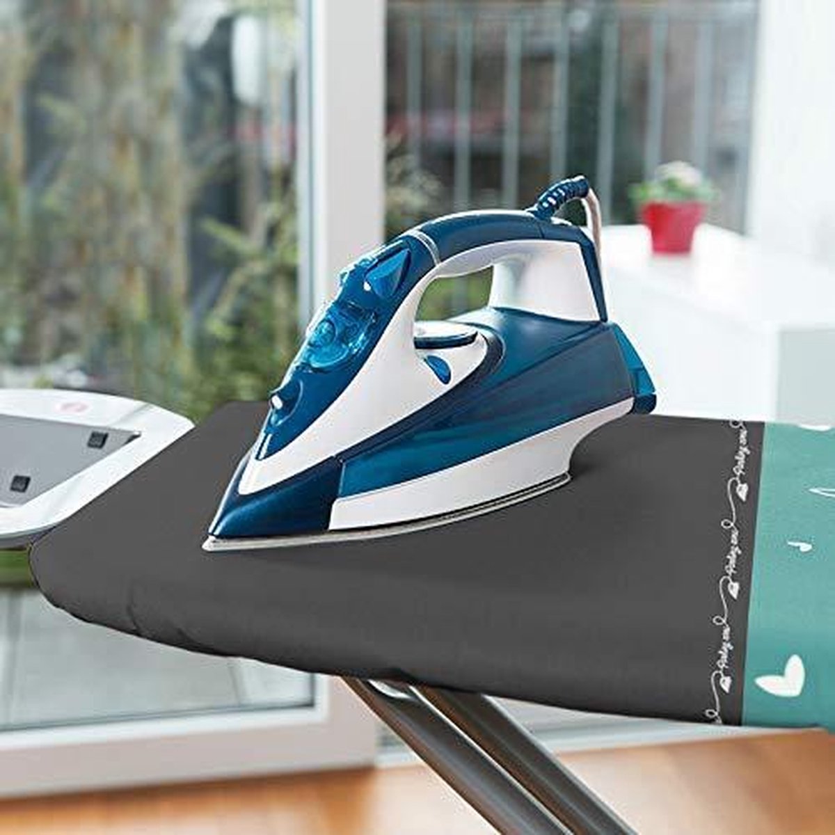 Vileda Park & Go Strijkplank - 120 X 38 Cm - Blauw