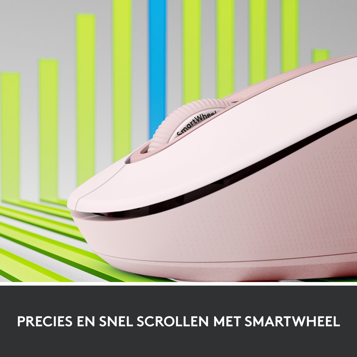 Logitech Signature M650 L Draadloze Muis - Roze