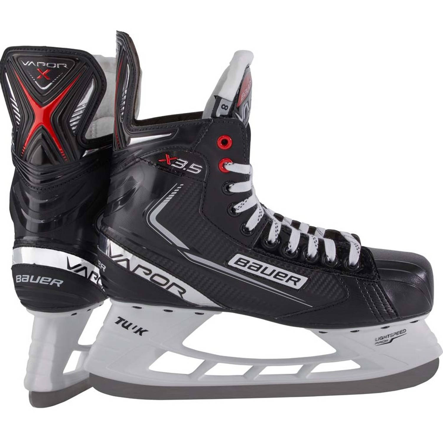 Bauer Ijshockeyschaatsen Vapor X3.5 Junior Microfiber Mt 36 - Zwart