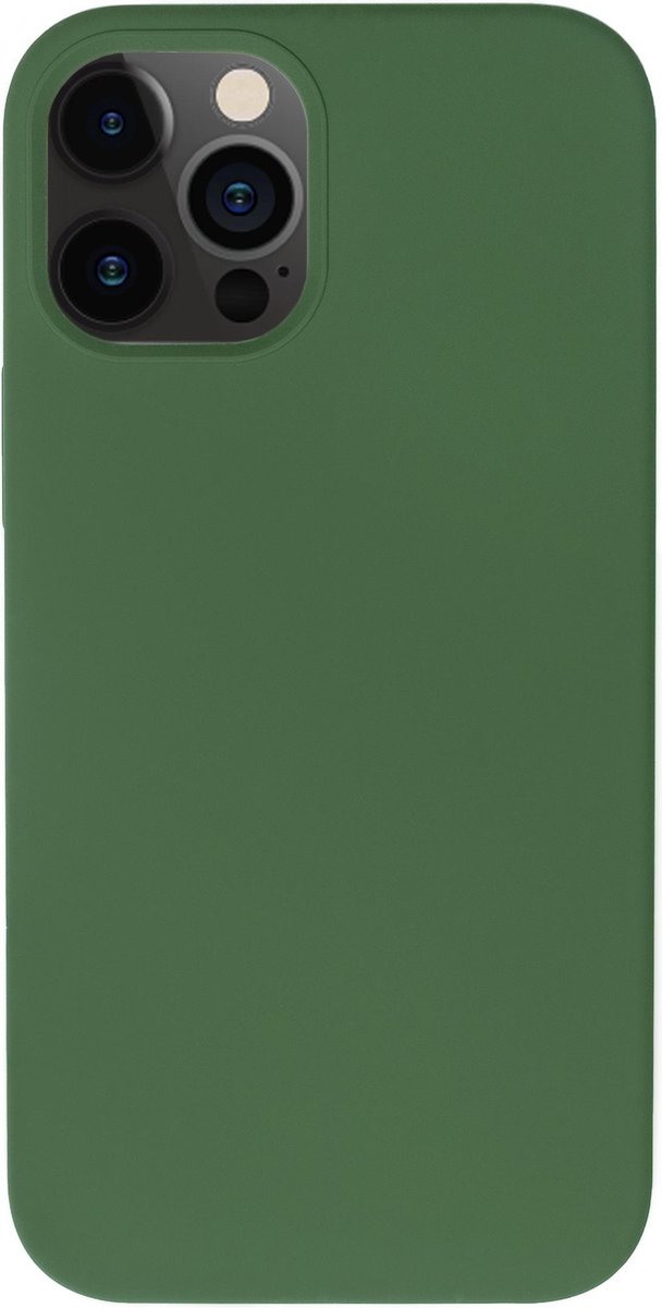 Bmax Liquid Silicone Case Hoesje Voor Iphone 12 Pro - Cyprus Green/donker - Groen