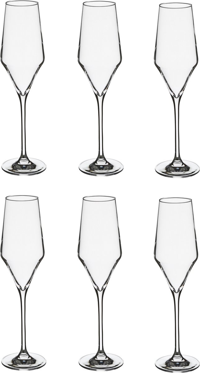 4Goodz Clarillo Champagne Flutes 6 Stuks Inhoud 22 Cl