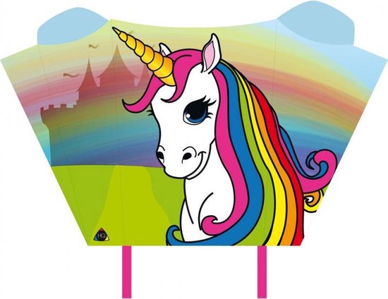 Invento Eenlijnskindervlieger Sleddy Unicorn 76 Cm