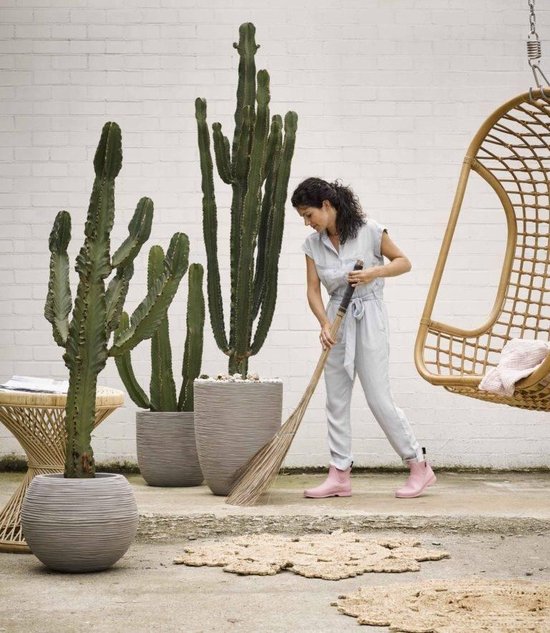 Capi Europe Pot Bol Rib Nl 43x41 Antraciet - Zwart