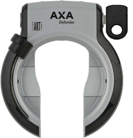 AXA Defender Ringslot Art 2 Zwart/zilver - Silver