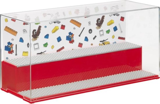 Lego Opbergbox Play & Display - Rood