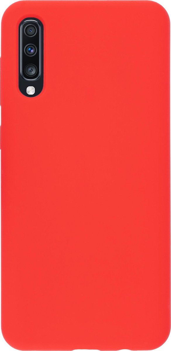 Bmax Liquid Silicone Case Hoesje Voor Samsung Galaxy A70 - Red / - Rood