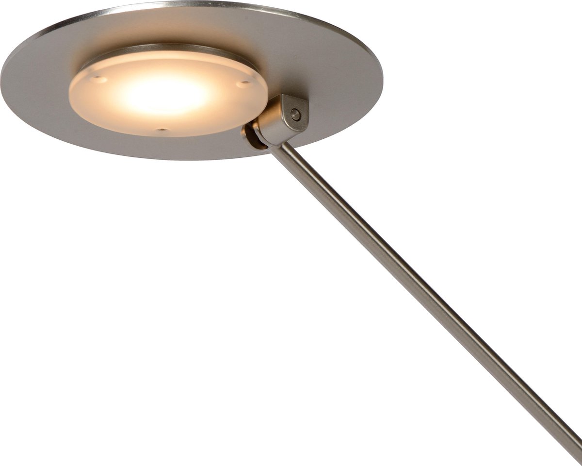 Lucide Anselmo Bureaulamp-mat Ch.-ø25-led Dimb.-9w-3000k - Grijs