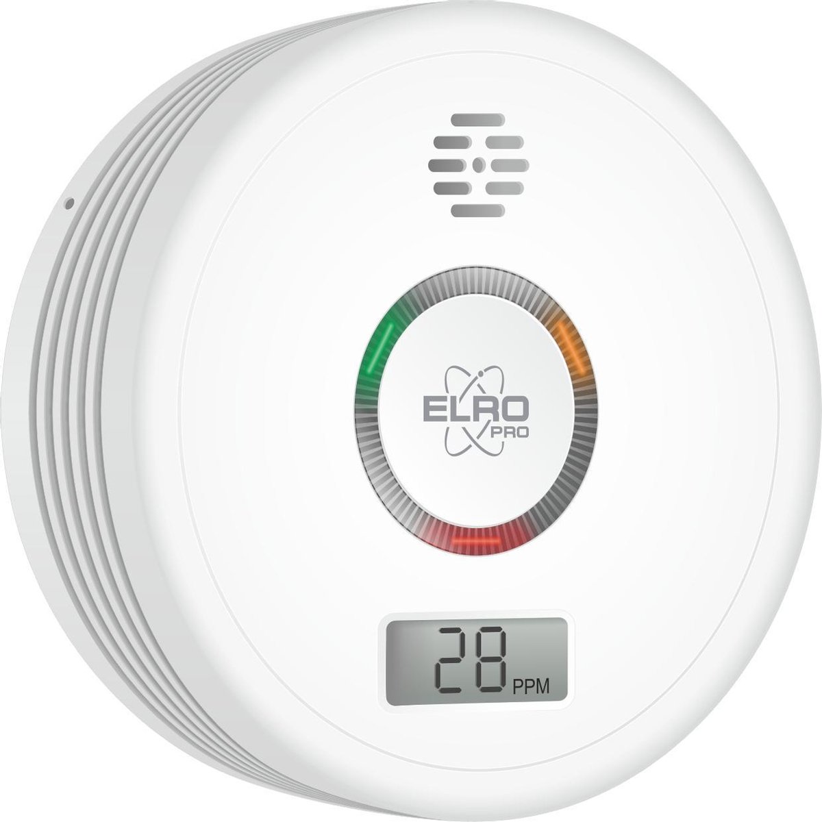 ELRO Pro Pk4910 Design Koolmonoxidemelder Met 10 Jaar Batterij - Automatische Zelftest - Nachtmodus - Display