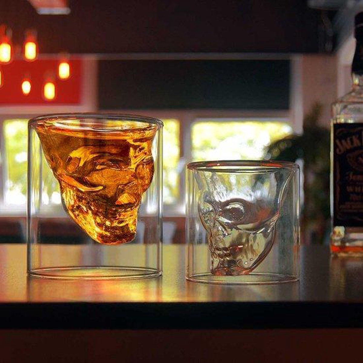 MikaMax Skull Glass - Whiskey Glas