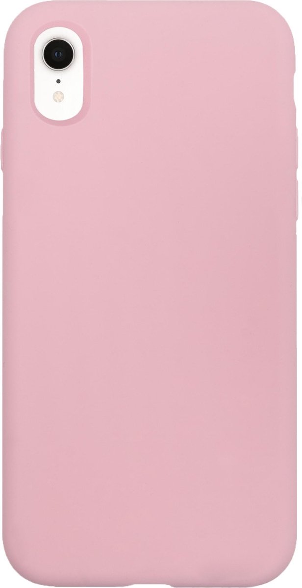 Bmax Siliconen Hard Case Hoesje Voor Iphone Xr - Pink/licht - Roze