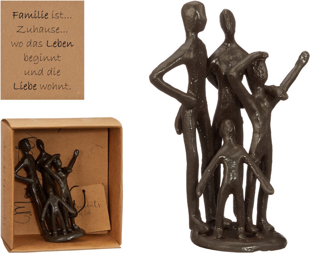 Decopatent ® Beeld Sculptuur Familie - Family - Sculptuur Van Metaal -