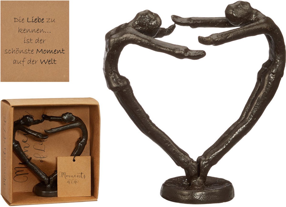 Decopatent ® Beeld Sculptuur Liefde - Love - Sculptuur Van Metaal -