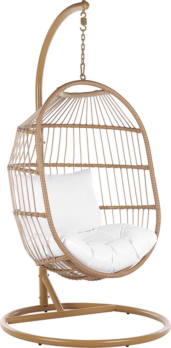 Beliani Alba - Hangstoel-natuurlijk-pe Rotan - Beige