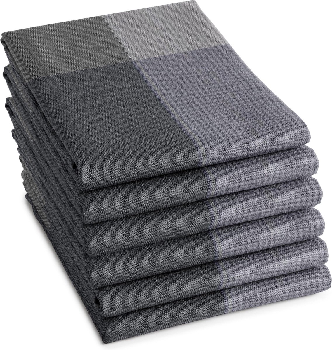 DDDDD Blend Theedoek (Set Van 6) - 100% Katoen - Dove - Bruin