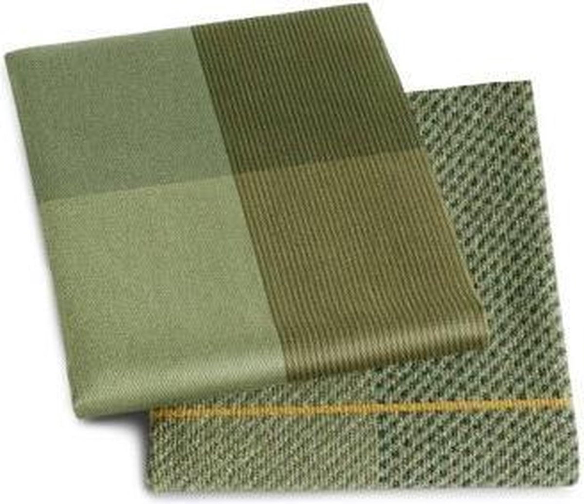 DDDDD Blend Keukendoek (Set Van 6) - 100% Katoen - Olive Green - Groen