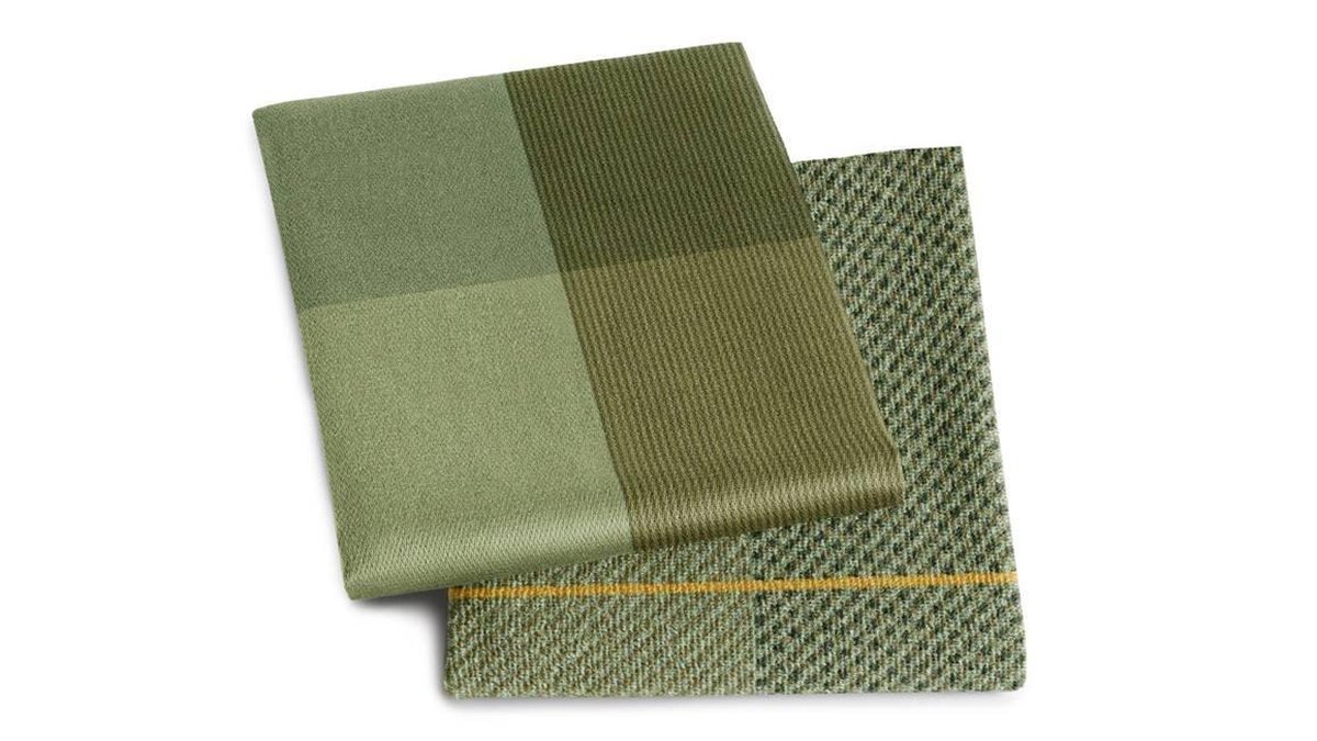 DDDDD Blend Keukendoek (Set Van 6) - 100% Katoen - Olive Green - Groen