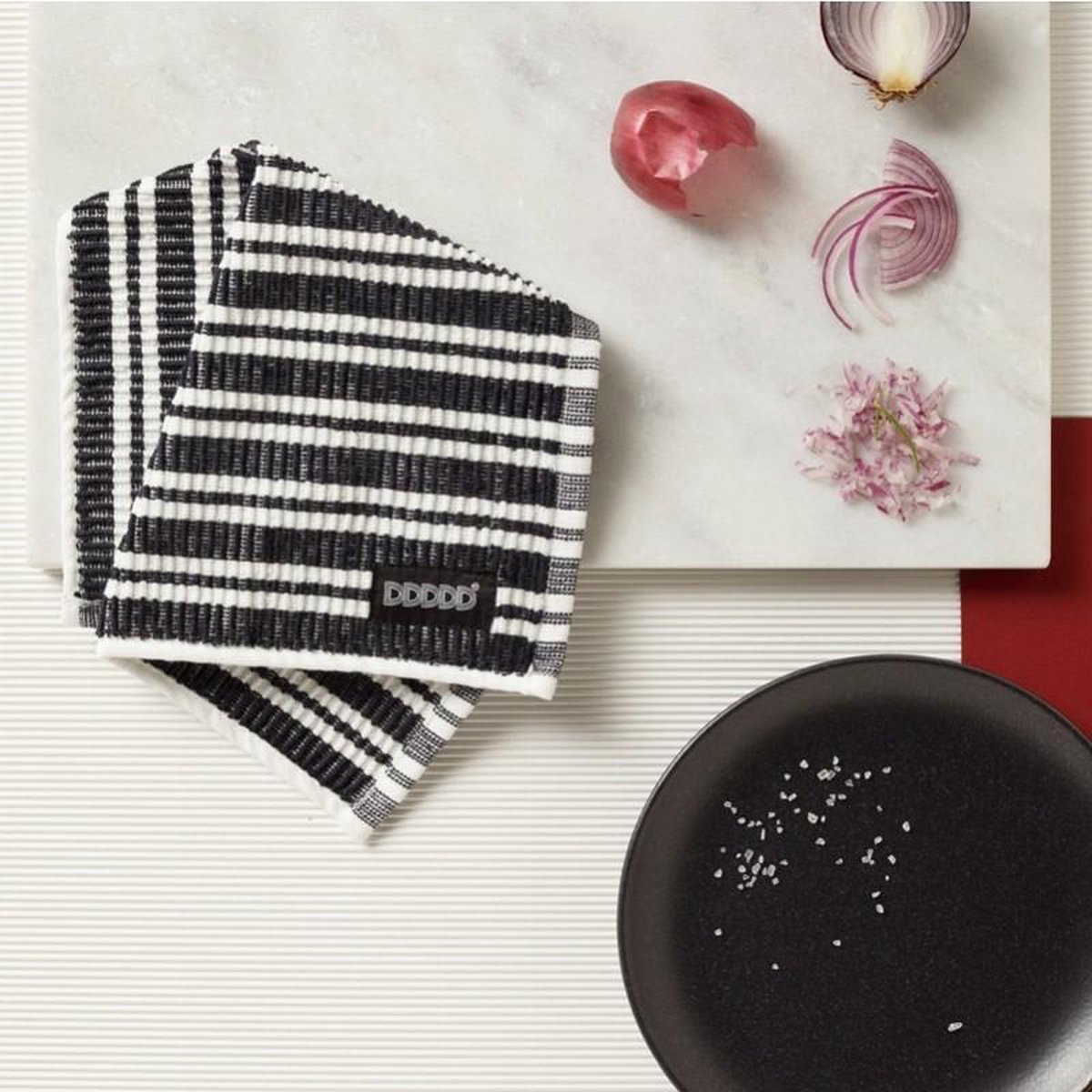 DDDDD Vaatdoek Classic Neutral Black (4 - Zwart