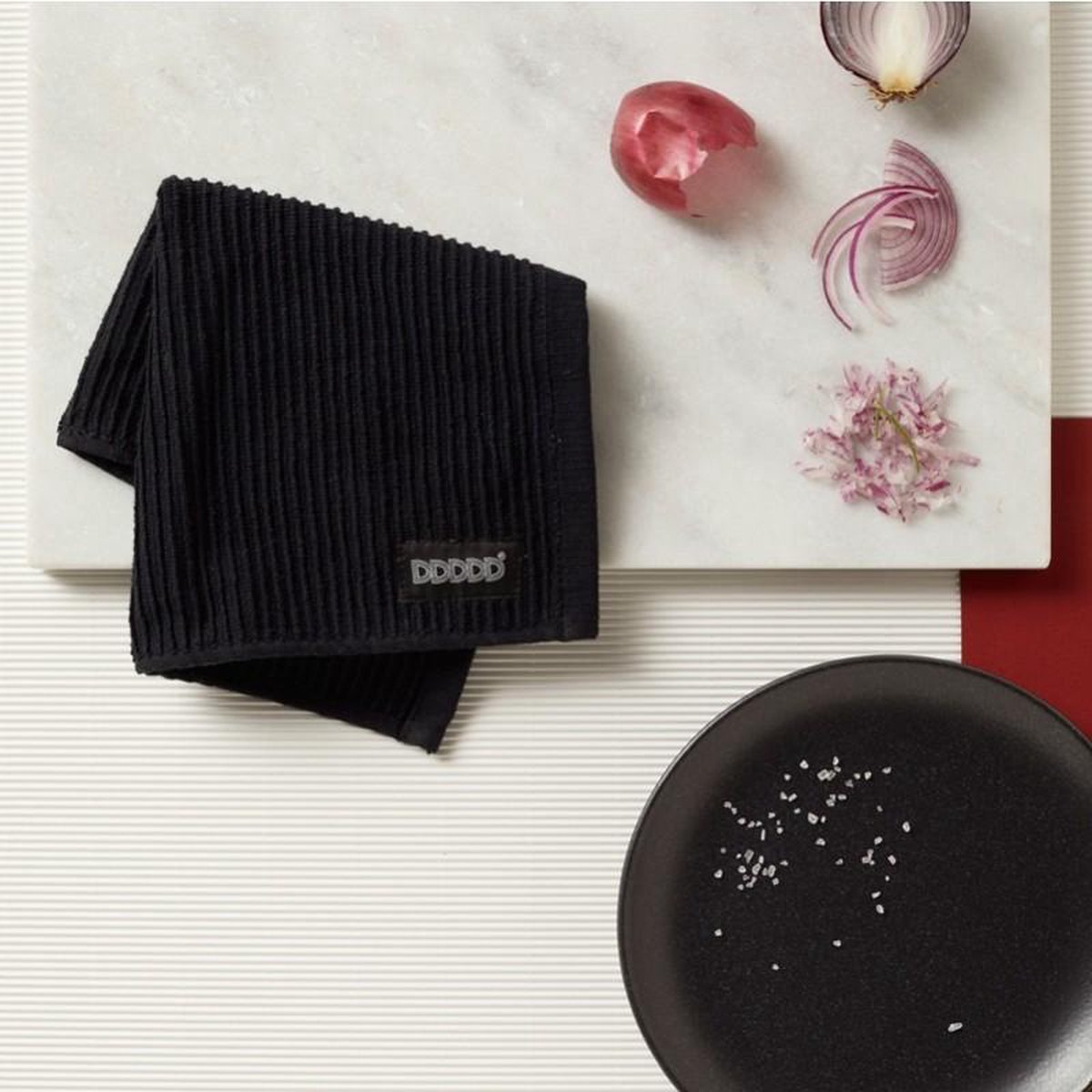 DDDDD Vaatdoek Classic Neutral Black (4 - Zwart