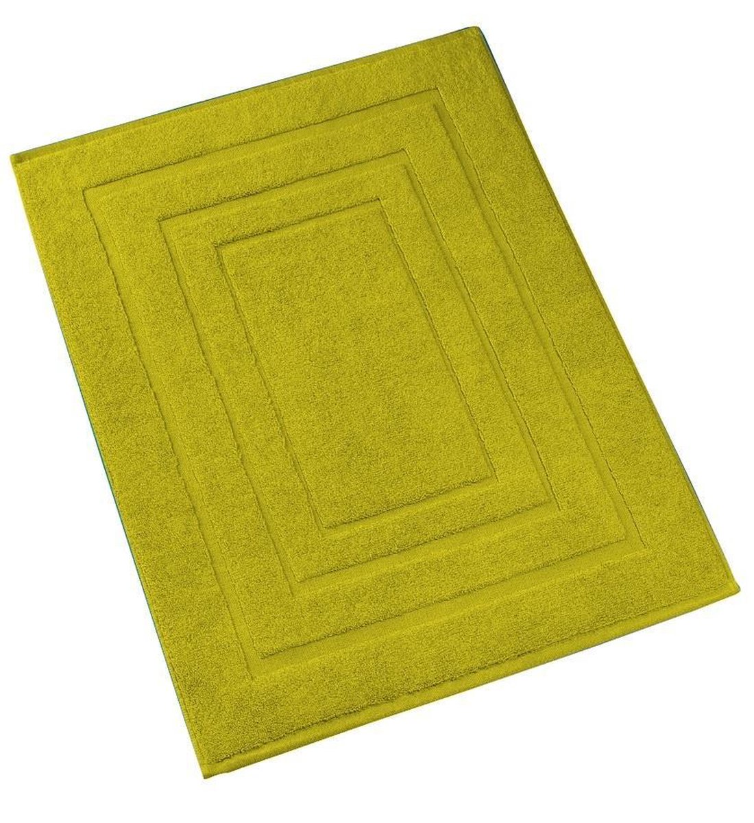 De Witte Lietaer Pacifique Badmat - 100% Katoen - Badmat (60x100 Cm) - Warm Olive - Geel