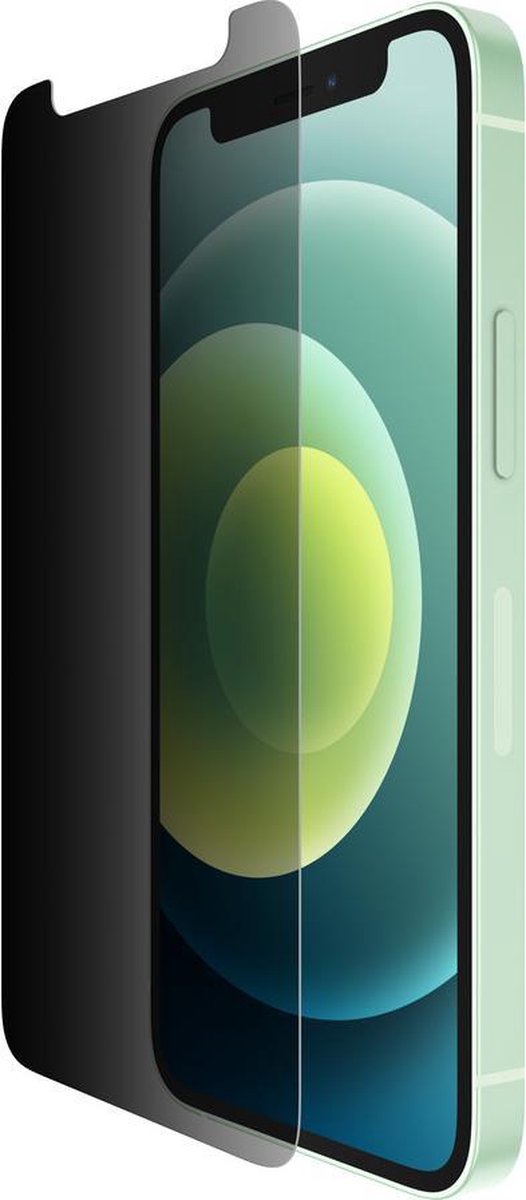 Belkin SCREENFORCE TemperedGlass antimicrobiële Privacy-screenprotector voor iPhone 12 Mini