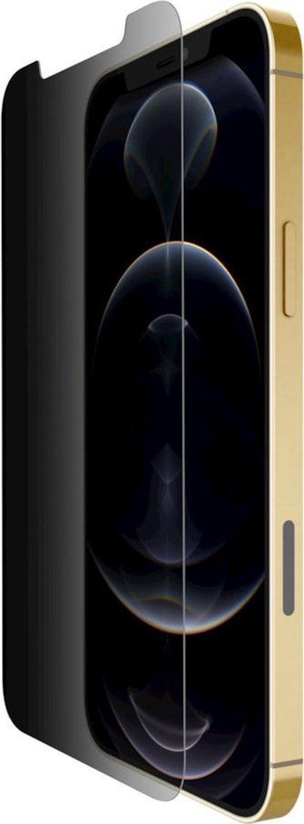 Belkin SCREENFORCE TemperedGlass antimicrobiële Privacy-screenprotector voor iPhone 12 Pro Max