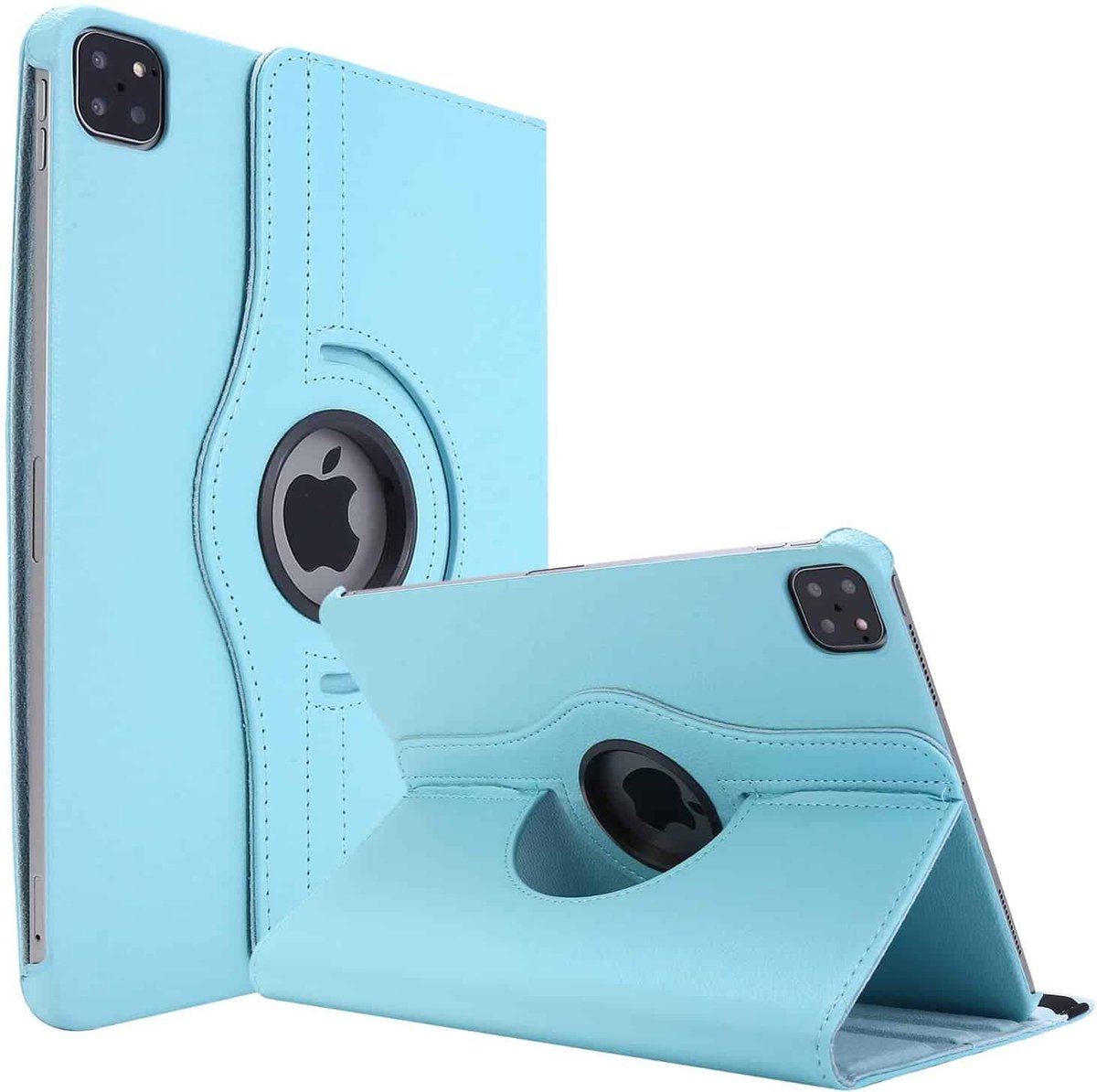 FONU 360 Boekmodel Hoesje iPad Air 4 2020 - 10.9 inch - Licht - Draaibaar - Blauw