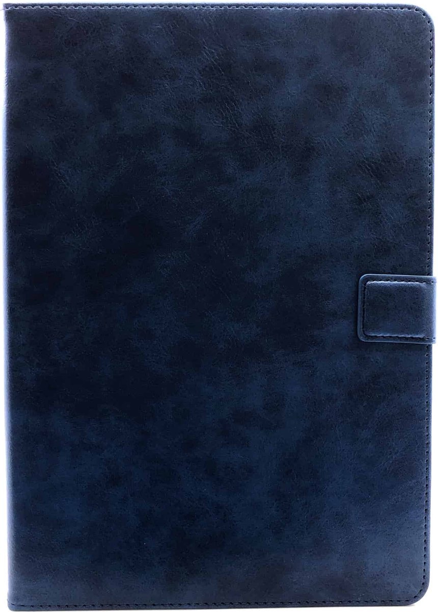 RV Leren Boekmodel Hoes iPad Pro 12.9 inch 2020 - Donkerblauw